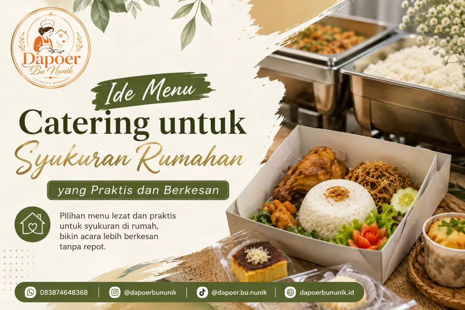 Thumbnail artikel Ide Menu Catering untuk Syukuran Rumahan yang Praktis dan Berkesan